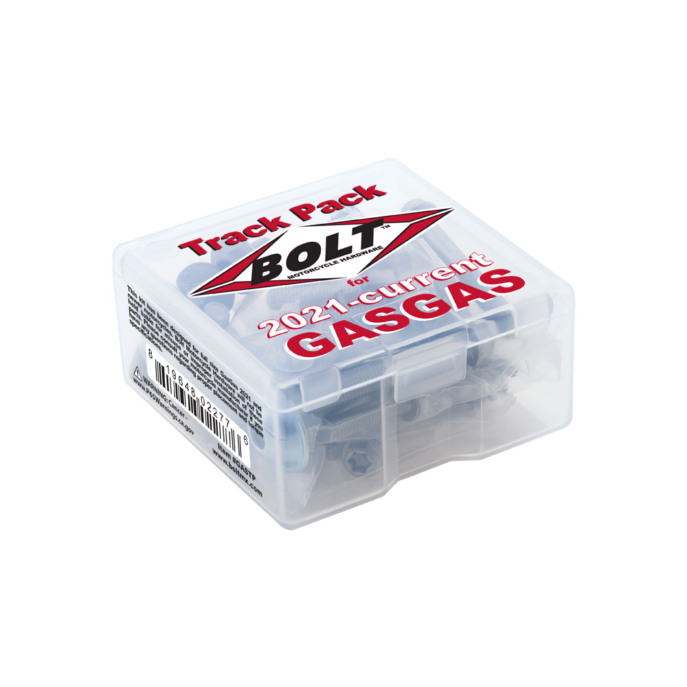 TRACK PACK FASTENER KIT GAS GAS MC/MC-F/EC/EC-F/EX/EX-F 21-26 STYLE